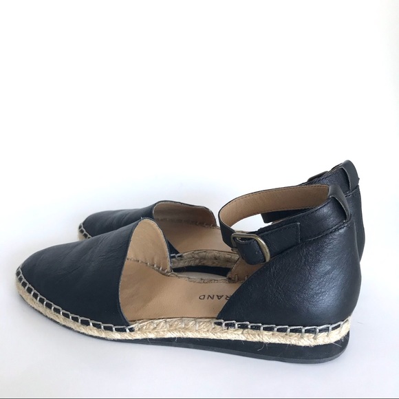 🖤 Lucky Black Leather Reniya Espadrilles 🖤 - Picture 4 of 10